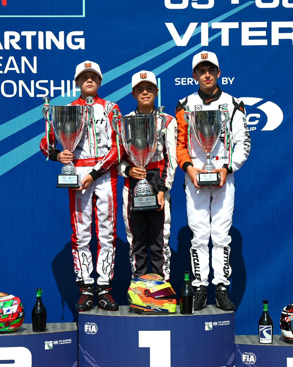 FIA karting 2025 Italy Viterbo rd 3 Ivannikov Vladimir Birel art podium