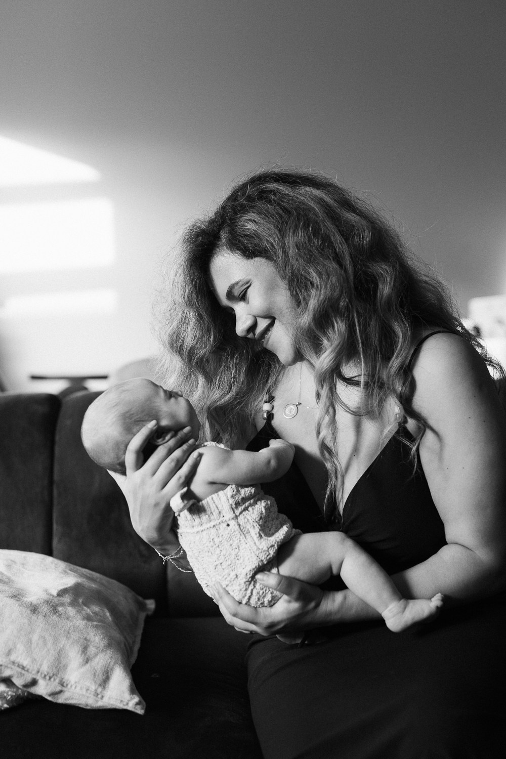 Baby Tamara (2 Monate Alt). Familien & Hochzeitfotografin Nadja Holzmann