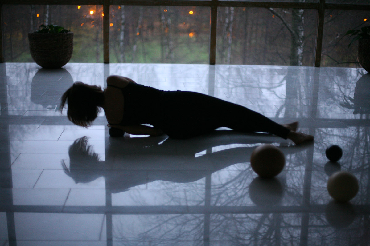 Girl on the ball. Victoria Dini. Art photography in London / Folkestone, UK