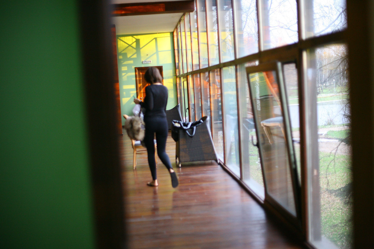Girl on the ball. Victoria Dini. Art photography in London / Folkestone, UK