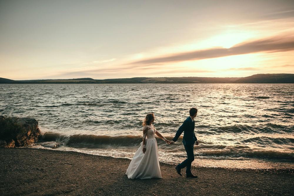 Traumhafte Hochzeitsbilder am Meer
