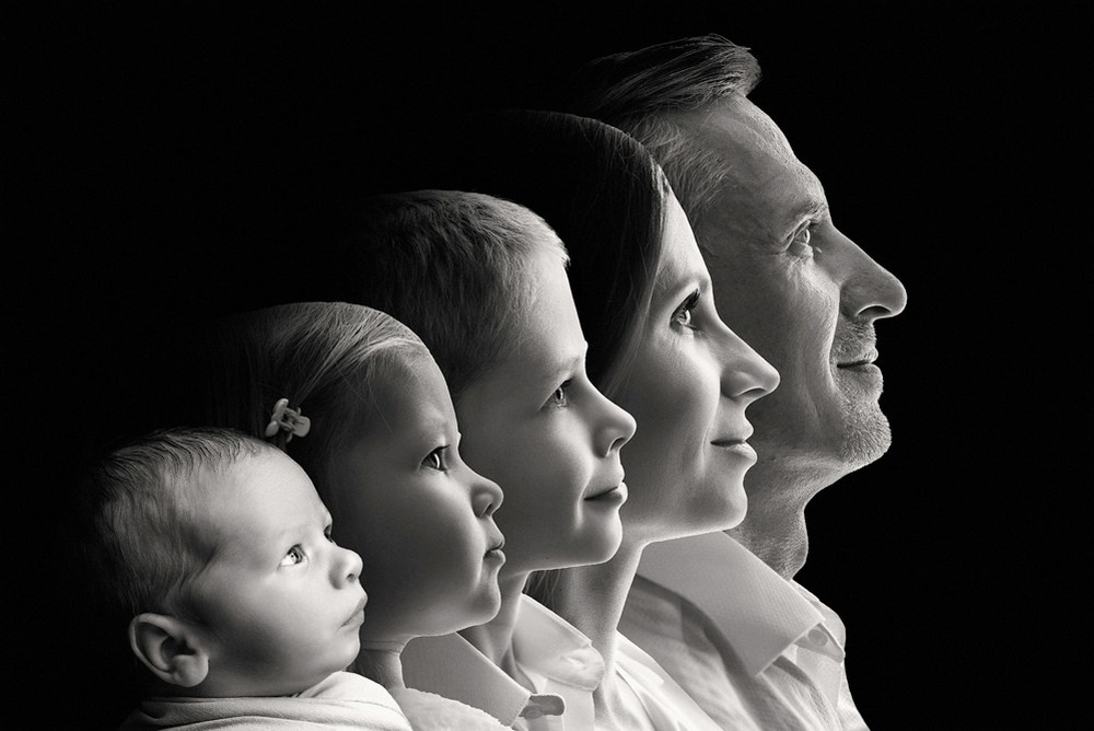 Sesja noworodkowa z rodzicami i rodzeństwem - Natalia Lucko