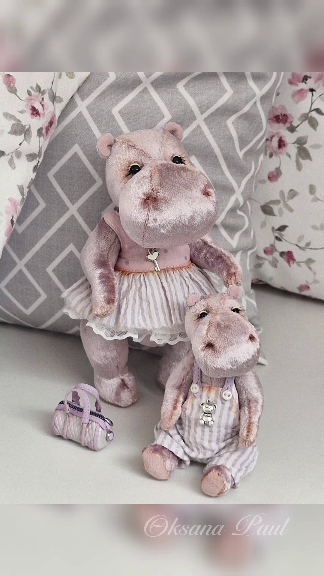 Текстильные игрушки / Stofffiguren ➤. Oksana Paul-Gardinen-Design Oksana Paul ✧ Art of Gardinen & Textile Design ✧ Polymer Clay Art & Handmade Creatures