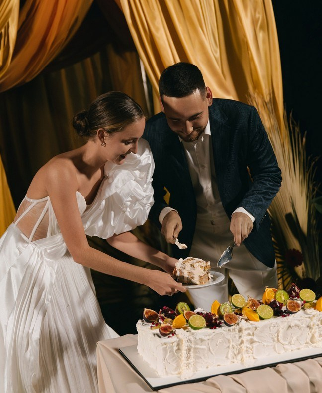 Sophisticated portrait of a stylish couple