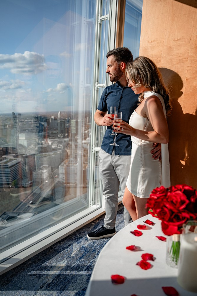Proposal at the Shard. Tonya Kyrylenko photographer in London