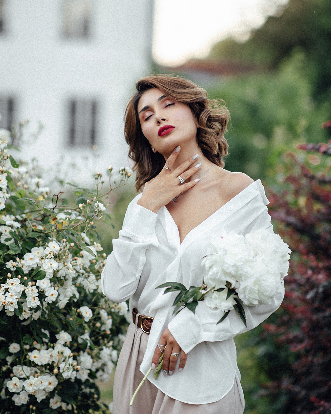 Rosengarten. Family photograph in Munich Anastasia Vorobtsova