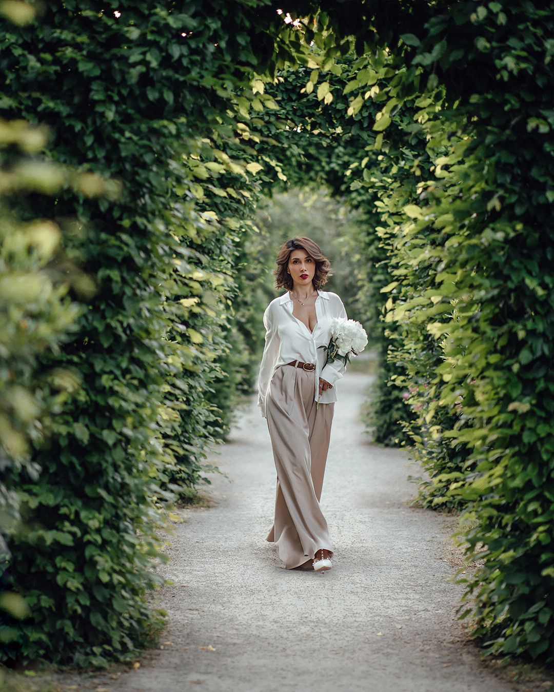 Rosengarten. Family photograph in Munich Anastasia Vorobtsova