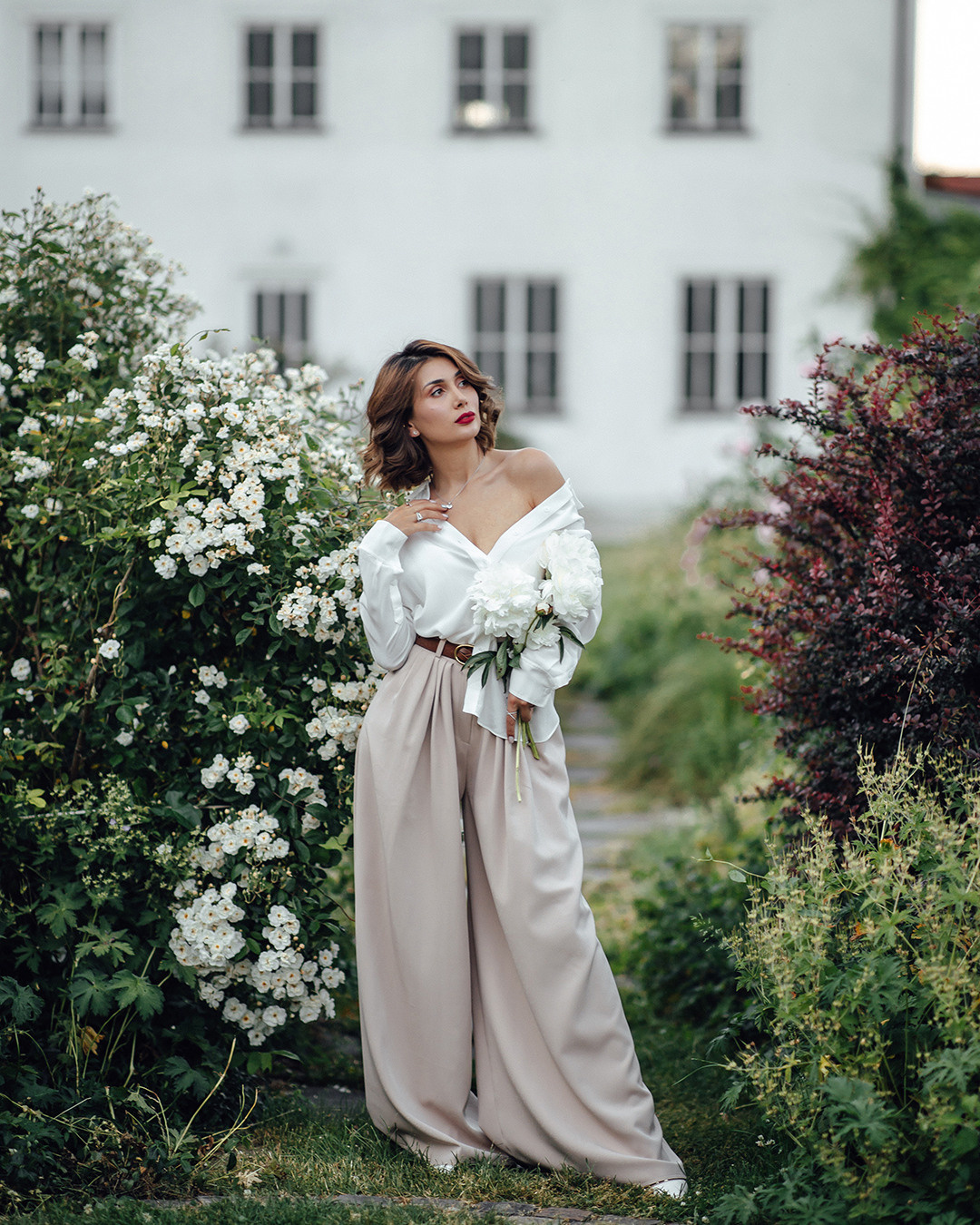 Rosengarten. Family photograph in Munich Anastasia Vorobtsova