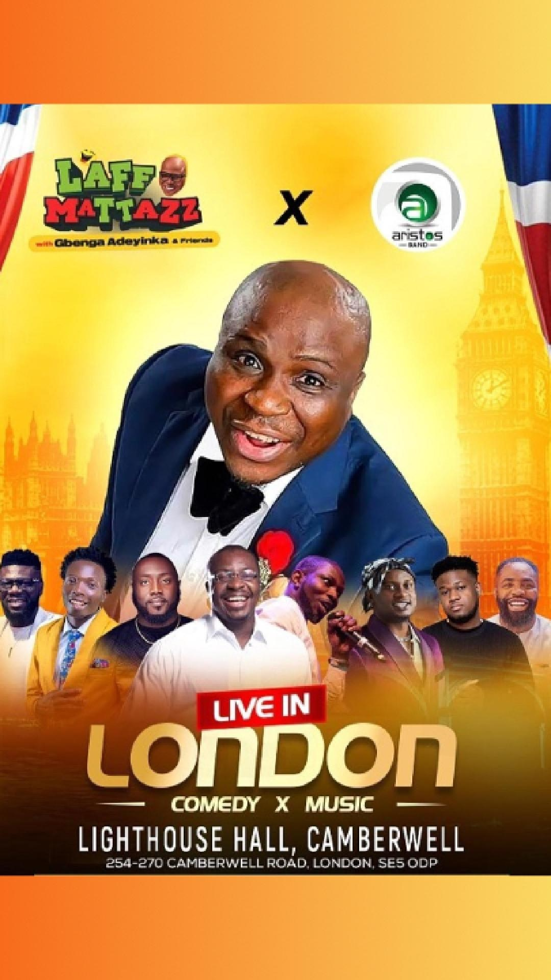 Aristos Band and Laff Mattazz live in London. Sola SLY | London Photographer and Videographer