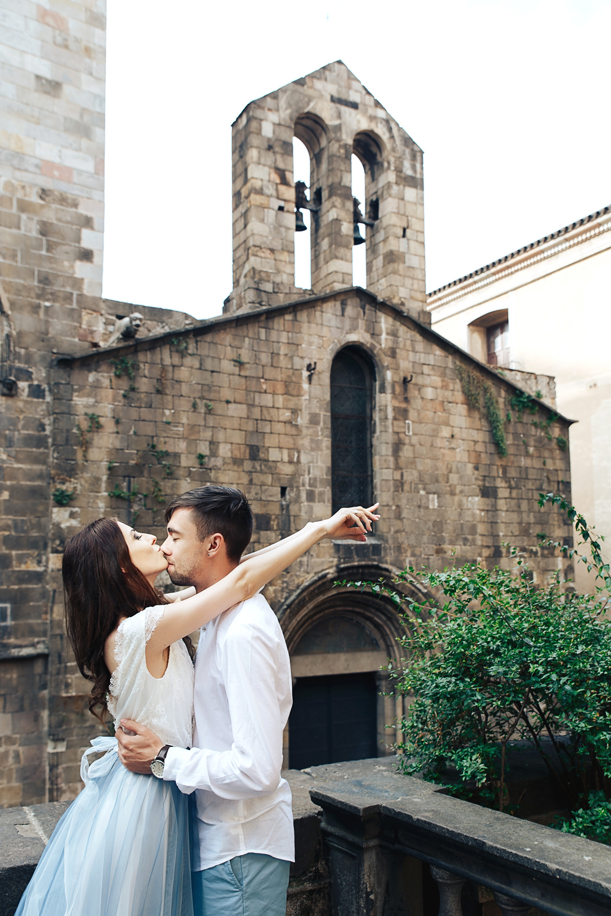 Свадебная фотосесси в Готическом квартале, Барселоне, Испания. Свадебн. Фотограф в Барселоне, в Испании, по всей Европе - Андрей Пасечник. Тел