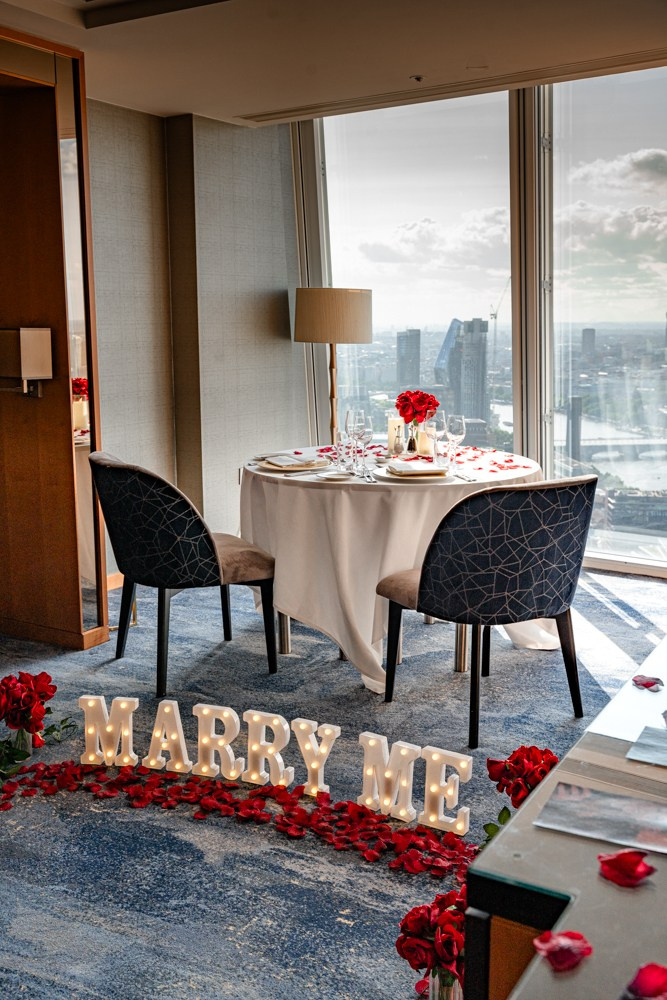 Proposal at the Shard. Tonya Kyrylenko photographer in London