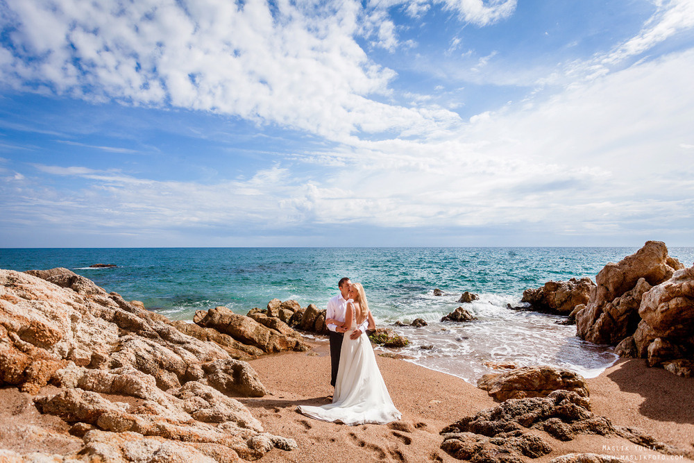 Дождливая фотосессия в Барселоне. Фотограф в Барселоне Испании Маслик Юлия