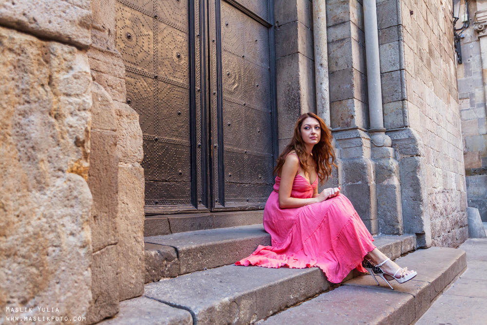 Sesión de fotos individual en Barcelona. Fotógrafo en Barcelona  Maslik Yulia