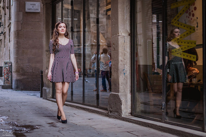 Весенняя фотосессия в Барселоне. Фотограф в Барселоне Испании Маслик Юлия