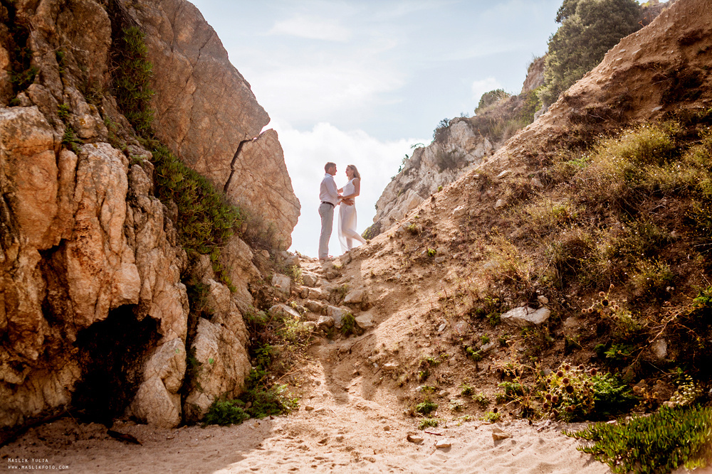 Wieczorna sesja zdjęciowa w Lloret de Mar. Fotograf w Barcelonie Hiszpanii Maslik Yulia