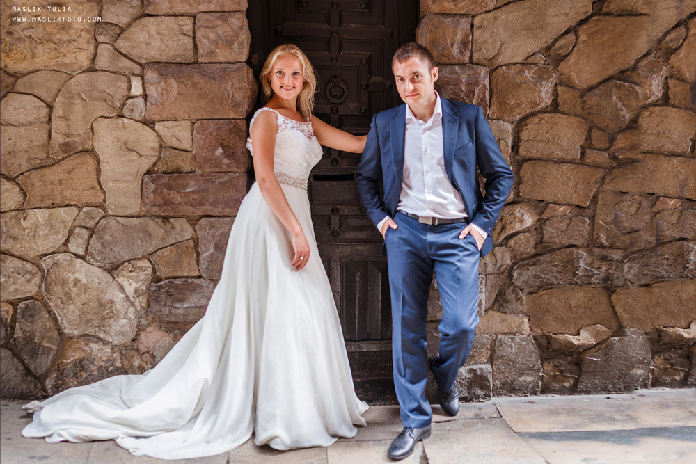 Дождливая фотосессия в Барселоне. Фотограф в Барселоне Испании Маслик Юлия