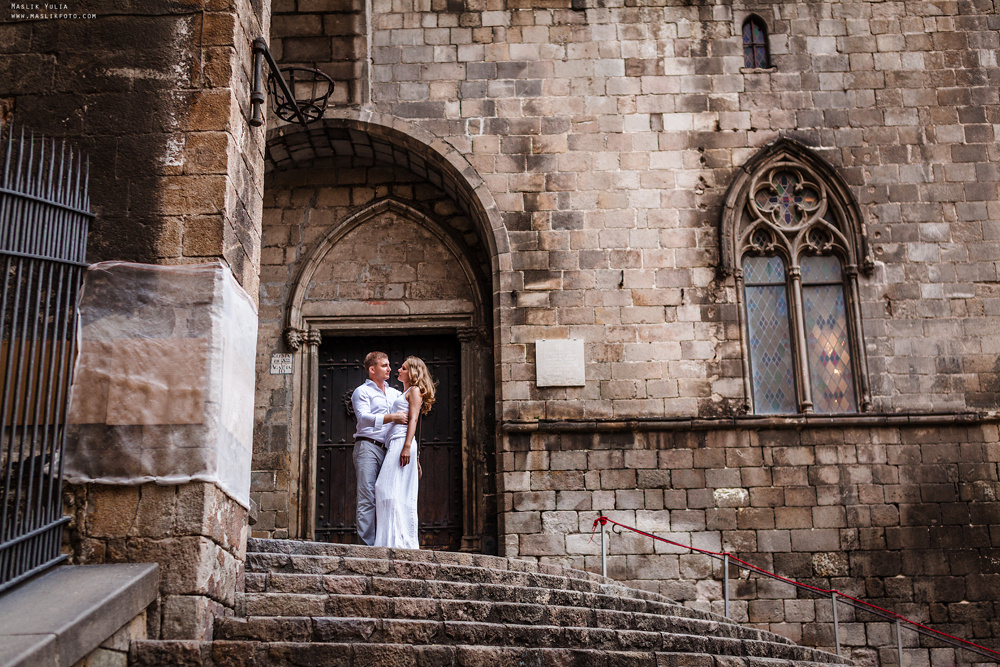 Wieczorna sesja zdjęciowa w Lloret de Mar. Fotograf w Barcelonie Hiszpanii Maslik Yulia