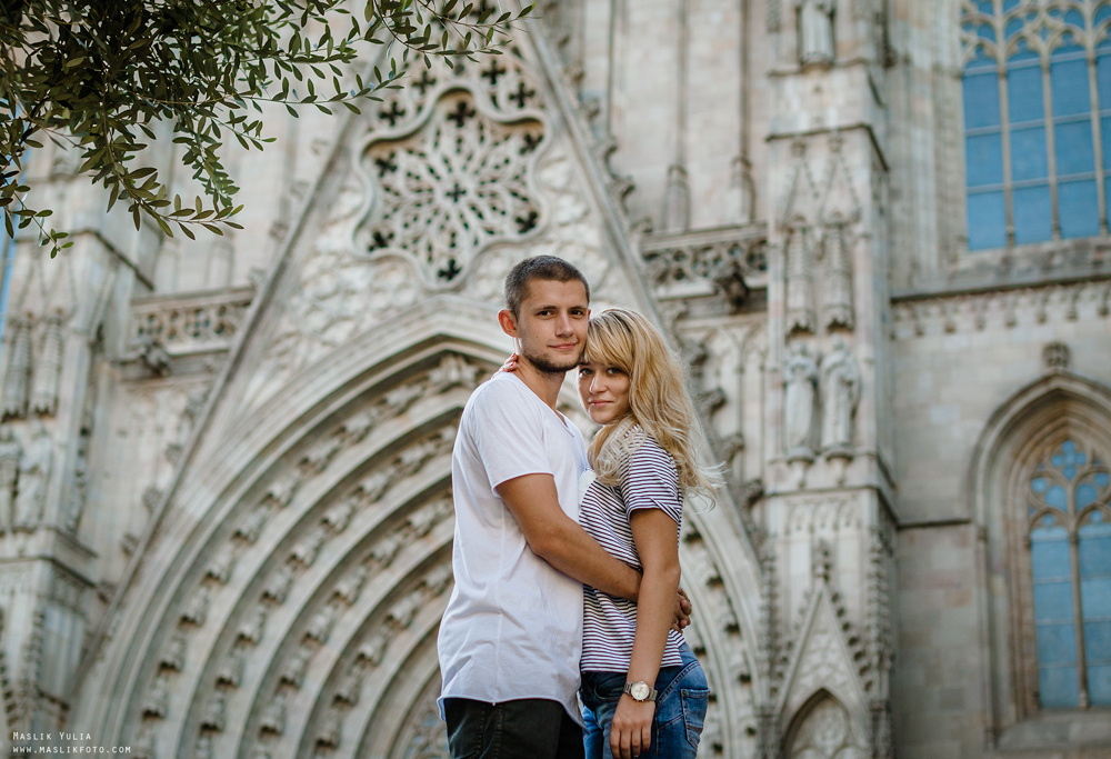 Динамичная фотосессия в Барселоне. Фотограф в Барселоне Испании Маслик Юлия