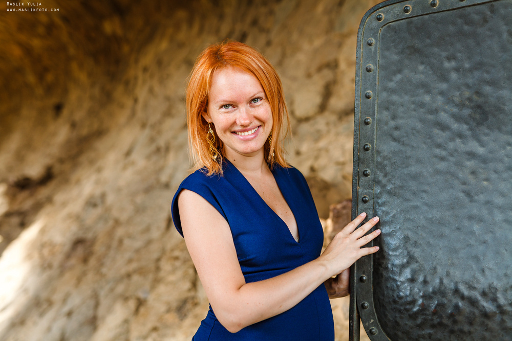 Фотосессия беременности в Парке Гуэль. Фотограф в Барселоне Испании Маслик Юлия