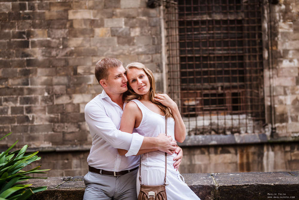 Wieczorna sesja zdjęciowa w Lloret de Mar. Fotograf w Barcelonie Hiszpanii Maslik Yulia