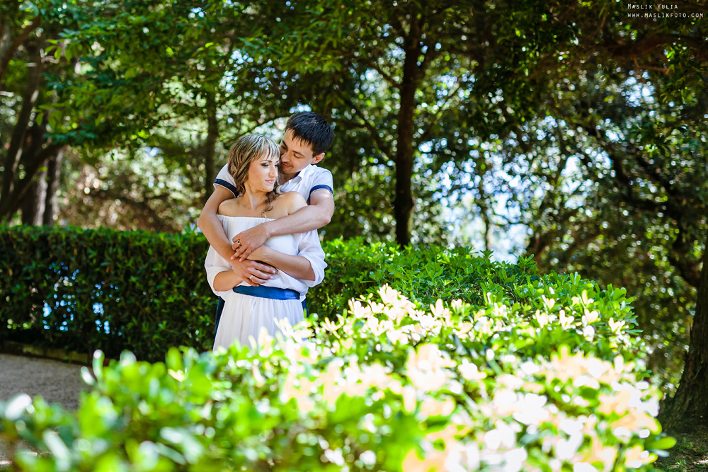 Sesión de fotos solares en Lloret de Mar. Fotógrafo en Barcelona  Maslik Yulia