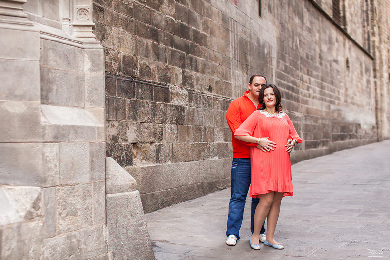 Fotografka ciążowa w Barcelonie. Fotograf w Barcelonie Hiszpanii Maslik Yulia