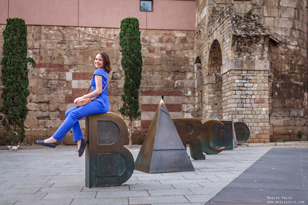 Paseo fotográfico relajado en Barcelona. Fotógrafo en Barcelona  Maslik Yulia