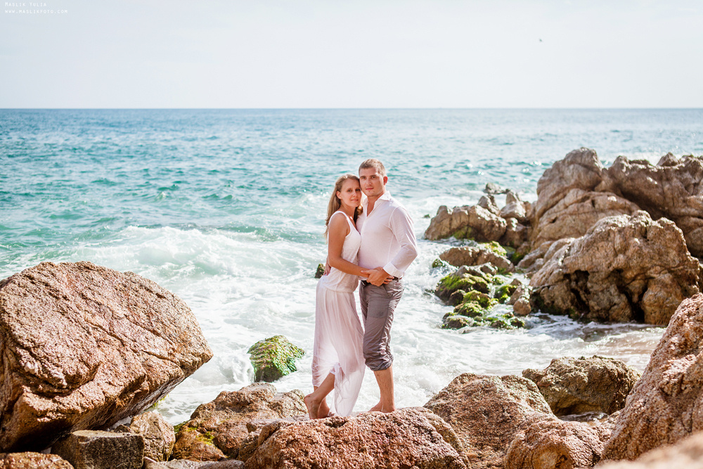 Wieczorna sesja zdjęciowa w Lloret de Mar. Fotograf w Barcelonie Hiszpanii Maslik Yulia