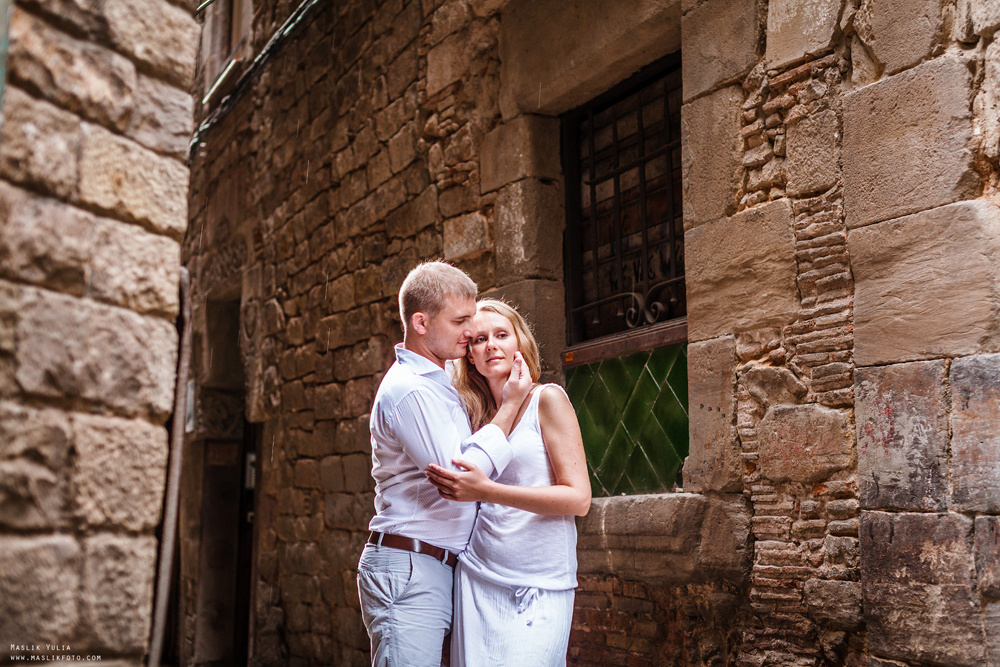 Wieczorna sesja zdjęciowa w Lloret de Mar. Fotograf w Barcelonie Hiszpanii Maslik Yulia