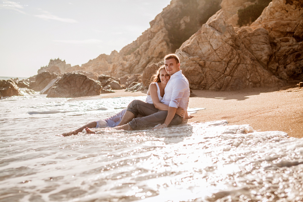 Wieczorna sesja zdjęciowa w Lloret de Mar. Fotograf w Barcelonie Hiszpanii Maslik Yulia