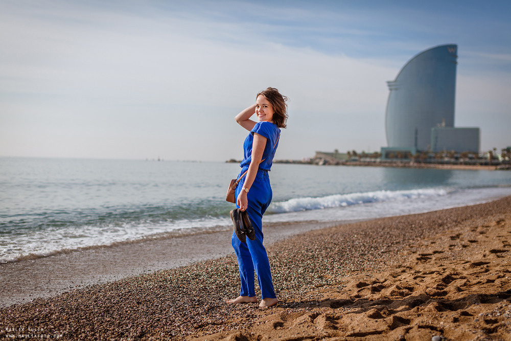 Paseo fotográfico relajado en Barcelona. Fotógrafo en Barcelona  Maslik Yulia