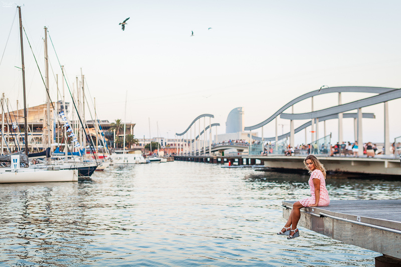 Sesión de fotos de moda en Barcelona. Fotógrafo en Barcelona  Maslik Yulia