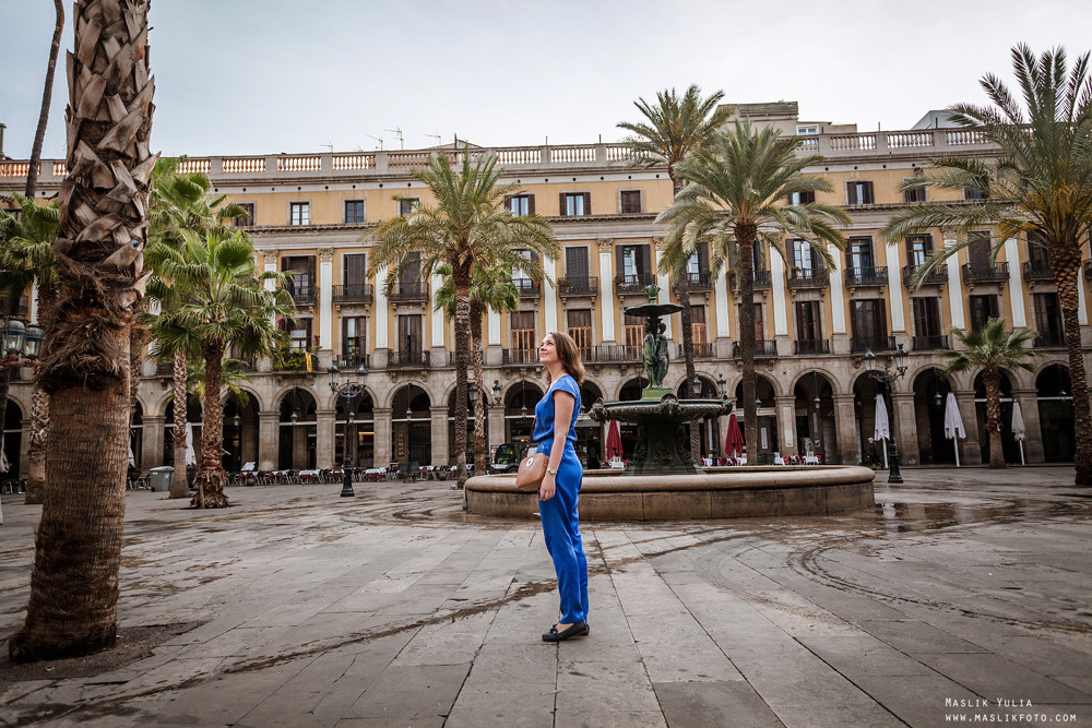 Paseo fotográfico relajado en Barcelona. Fotógrafo en Barcelona  Maslik Yulia