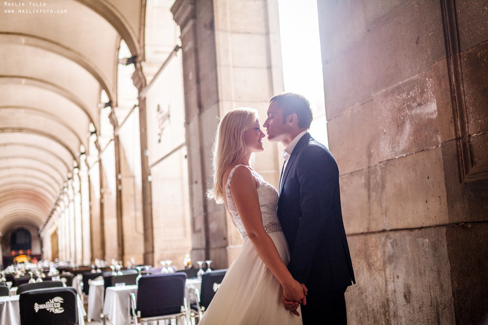 Дождливая фотосессия в Барселоне. Фотограф в Барселоне Испании Маслик Юлия