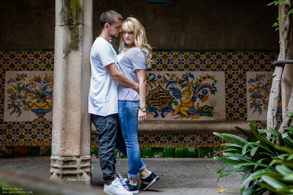 Динамичная фотосессия в Барселоне. Фотограф в Барселоне Испании Маслик Юлия