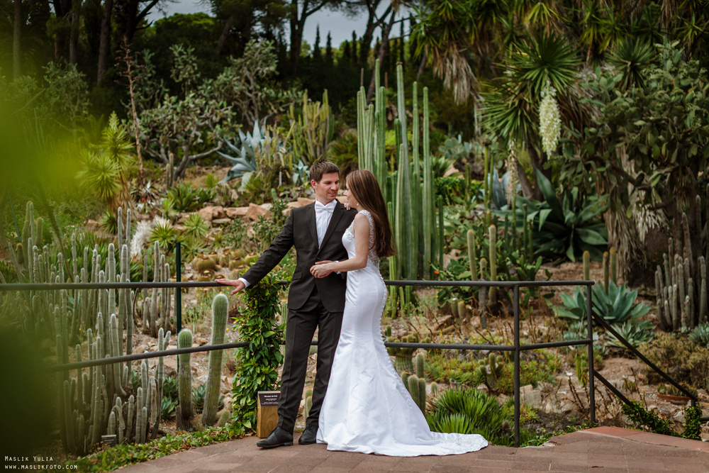Свадебная фотосессия в Бланес. Фотограф в Барселоне Испании Маслик Юлия