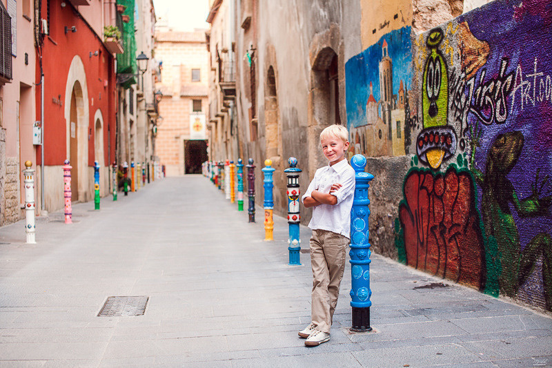 Fantástica sesión de fotos de mamá con hijo en Tarragona. Fotógrafo en Barcelona  Maslik Yulia