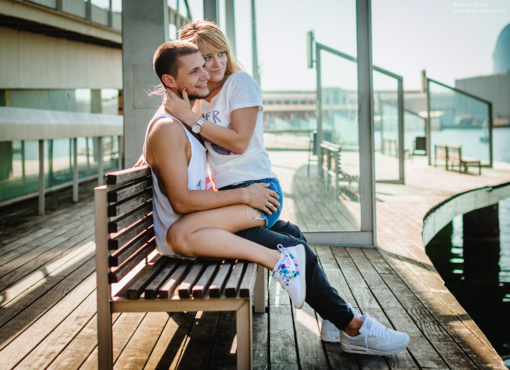 Динамичная фотосессия в Барселоне. Фотограф в Барселоне Испании Маслик Юлия