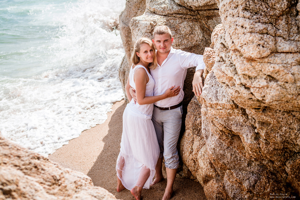 Wieczorna sesja zdjęciowa w Lloret de Mar. Fotograf w Barcelonie Hiszpanii Maslik Yulia