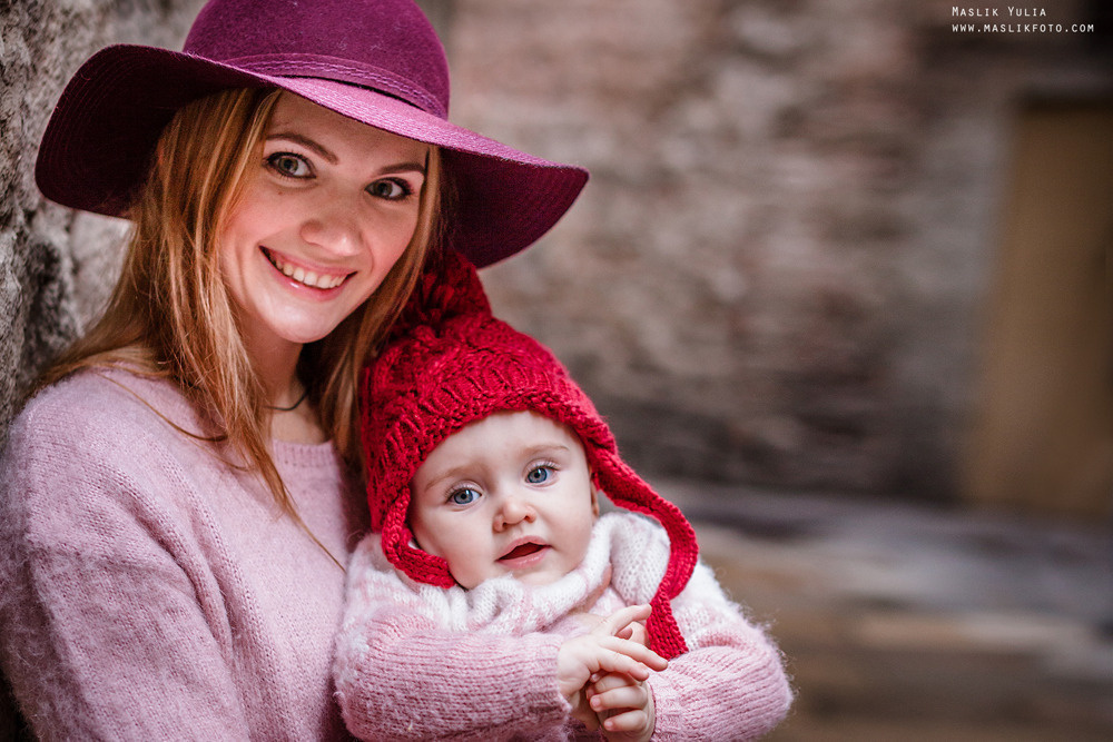 Sesión de fotos de invierno en Barcelona. Fotógrafo en Barcelona  Maslik Yulia