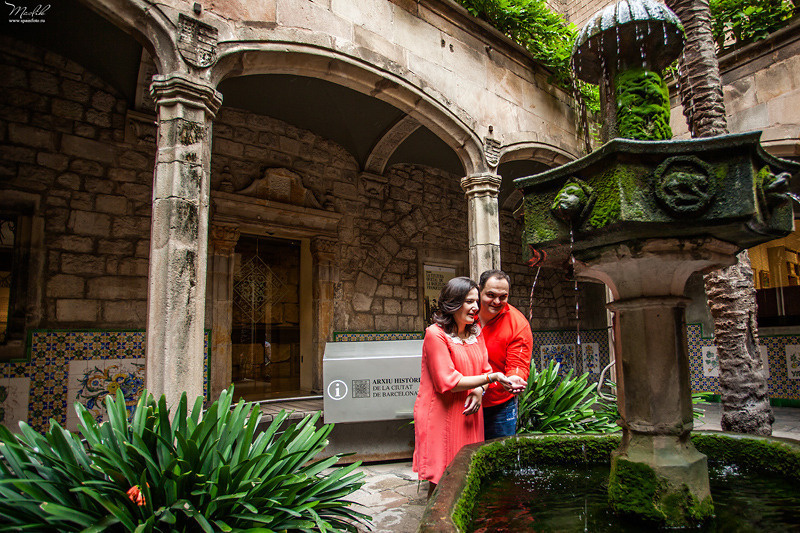 Fotografka ciążowa w Barcelonie. Fotograf w Barcelonie Hiszpanii Maslik Yulia