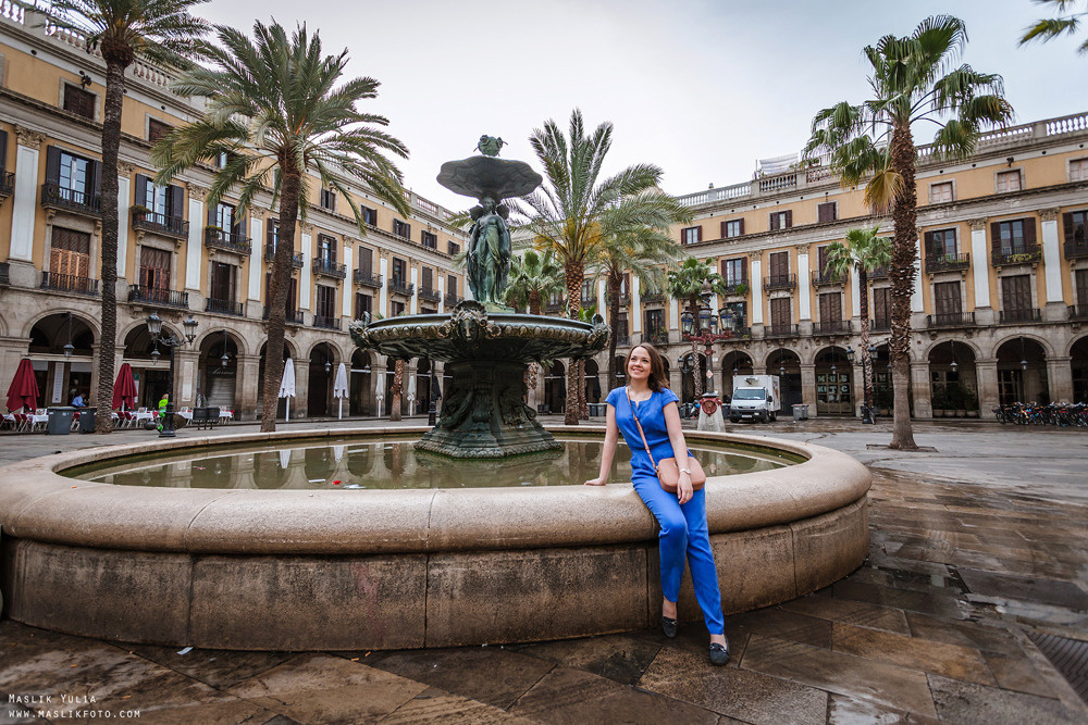 Paseo fotográfico relajado en Barcelona. Fotógrafo en Barcelona  Maslik Yulia