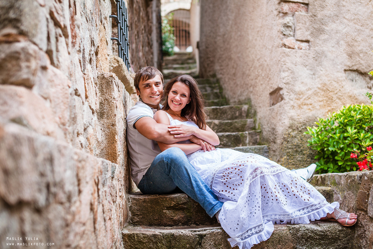 Sea photo session in Tossa de Mar. Photographer in Barcelona Spain Maslik Yulia