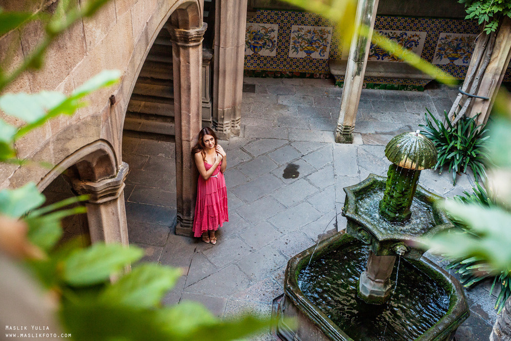 Sesión de fotos individual en Barcelona. Fotógrafo en Barcelona  Maslik Yulia