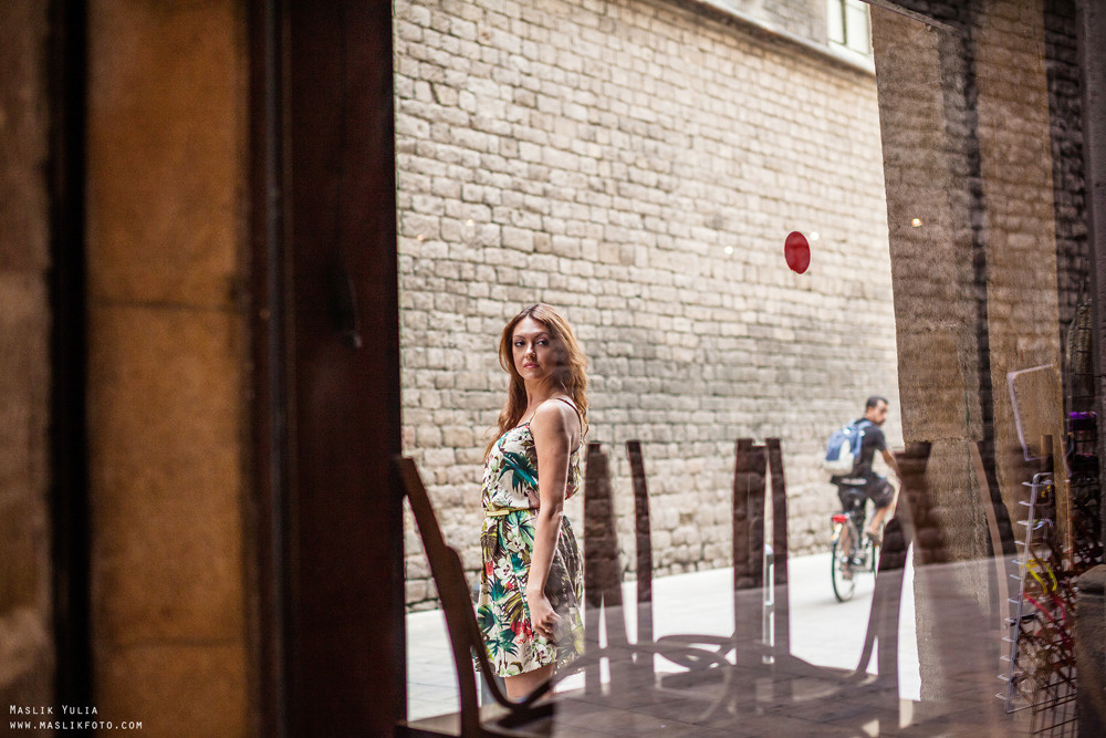 Sesión de fotos individual en Barcelona. Fotógrafo en Barcelona  Maslik Yulia