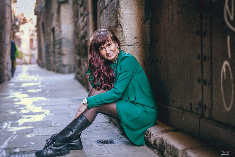 Sesión fotográfica de otoño en Barcelona. Fotógrafo en Barcelona  Maslik Yulia