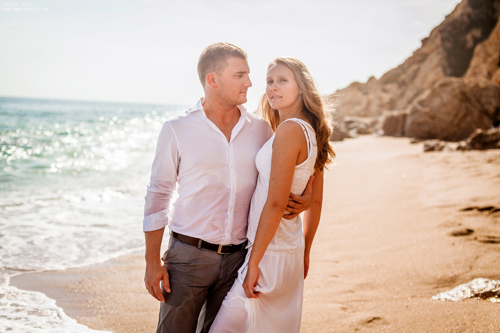 Wieczorna sesja zdjęciowa w Lloret de Mar. Fotograf w Barcelonie Hiszpanii Maslik Yulia