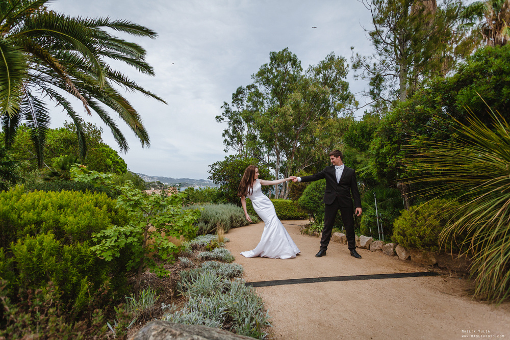 Свадебная фотосессия в Бланес. Фотограф в Барселоне Испании Маслик Юлия