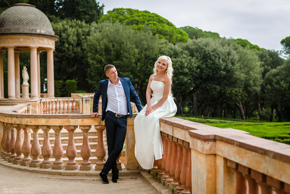 Фотосессия в парке Барселоны. Фотограф в Барселоне Испании Маслик Юлия