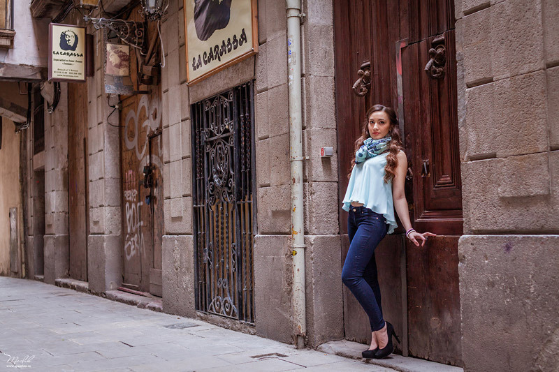 Весенняя фотосессия в Барселоне. Фотограф в Барселоне Испании Маслик Юлия